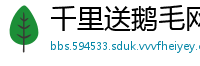 千里送鹅毛网